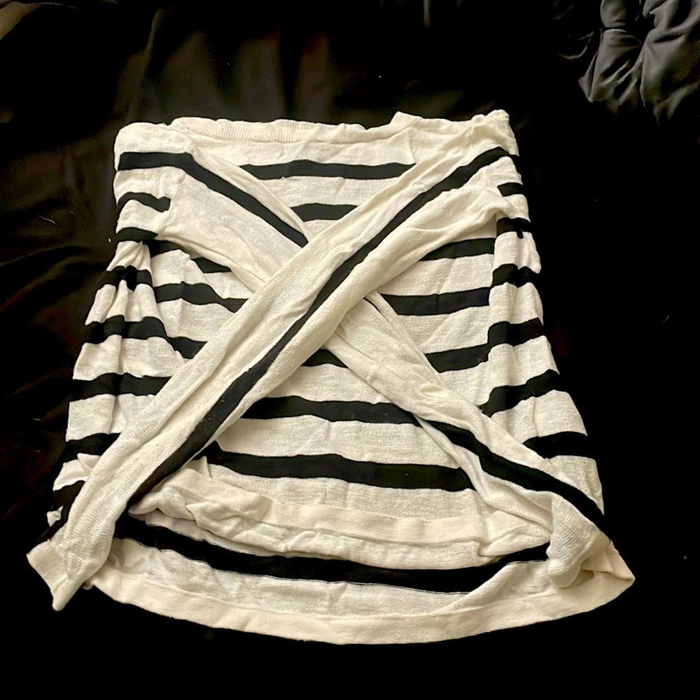 XS banana republic stripped shirt